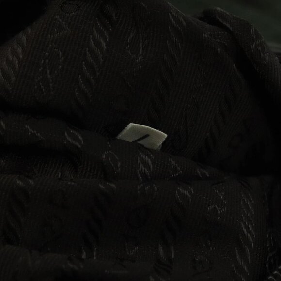 PRADA Backpack Nylon Khaki Silver Auth 108373 - Picture 2 of 14